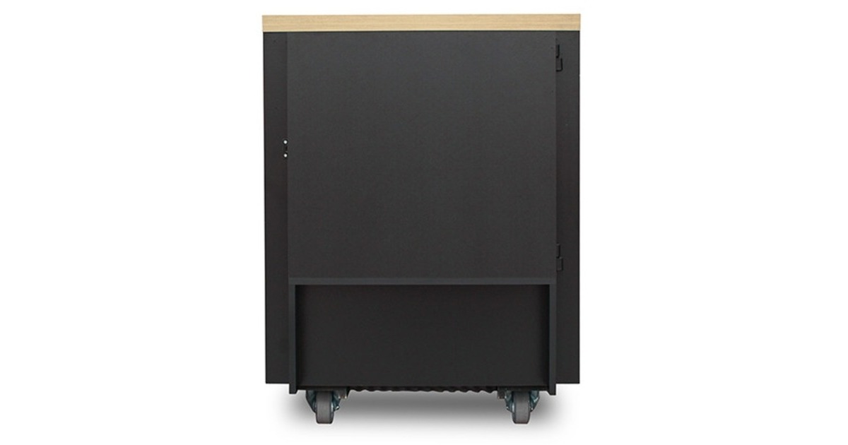 APCNetShelter CX 18U Geluiddempende 'Server Room in a Box' server rack  (Grijs/eiken, 750 x 1015 x 1130mm)