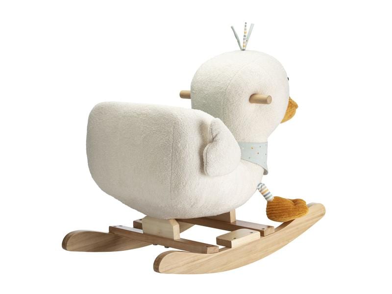 Sterntaler Schaukeltier Edda Orange/Weiss Schaukeltier Ente Edda aus weichem Plüsch