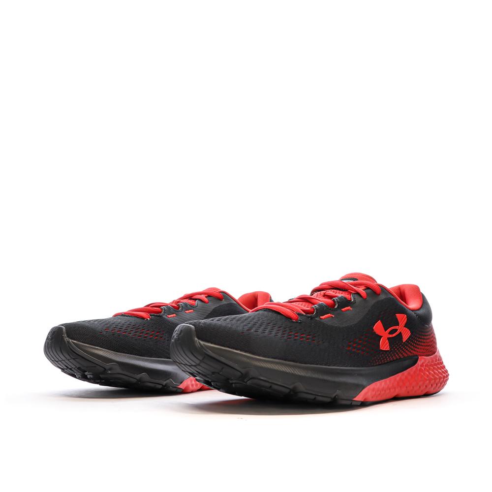 Under Armour Chaussures de Running Noir/Rouge Homme Under Armour Charged Rogue 4