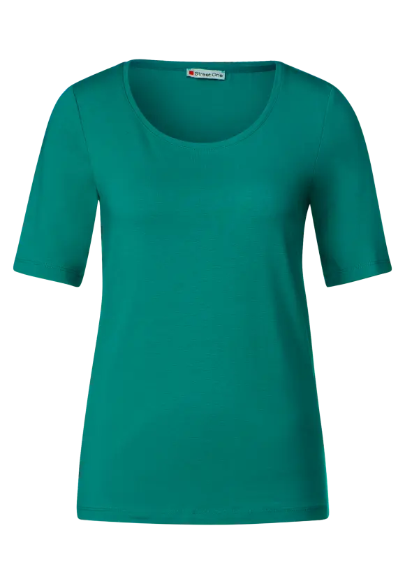 Basic T-Shirt - intense aqua