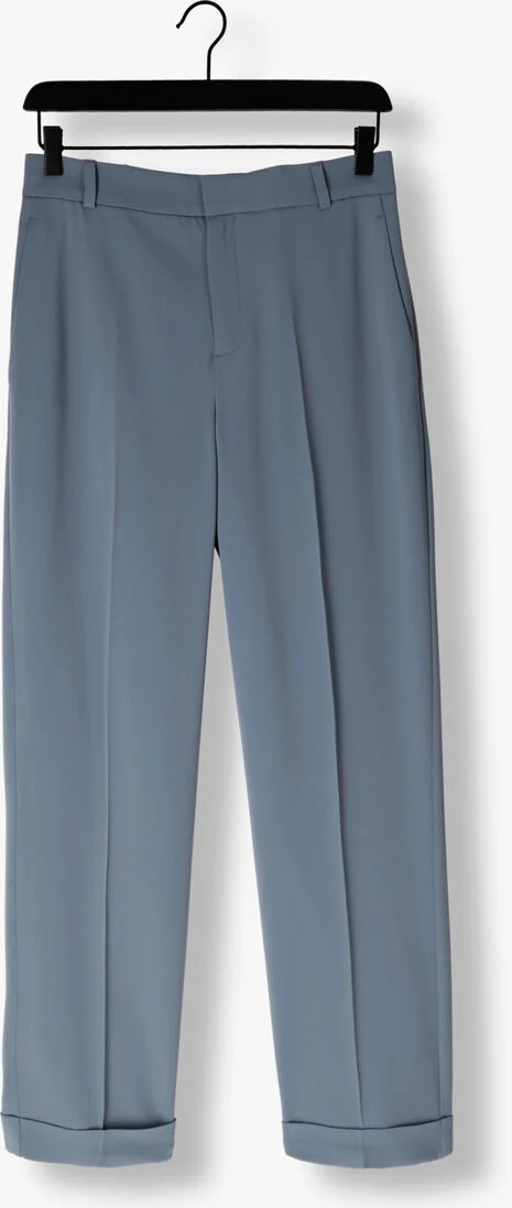 VANILIA zwarte vanilia pantalon regular fit crepe tailored
