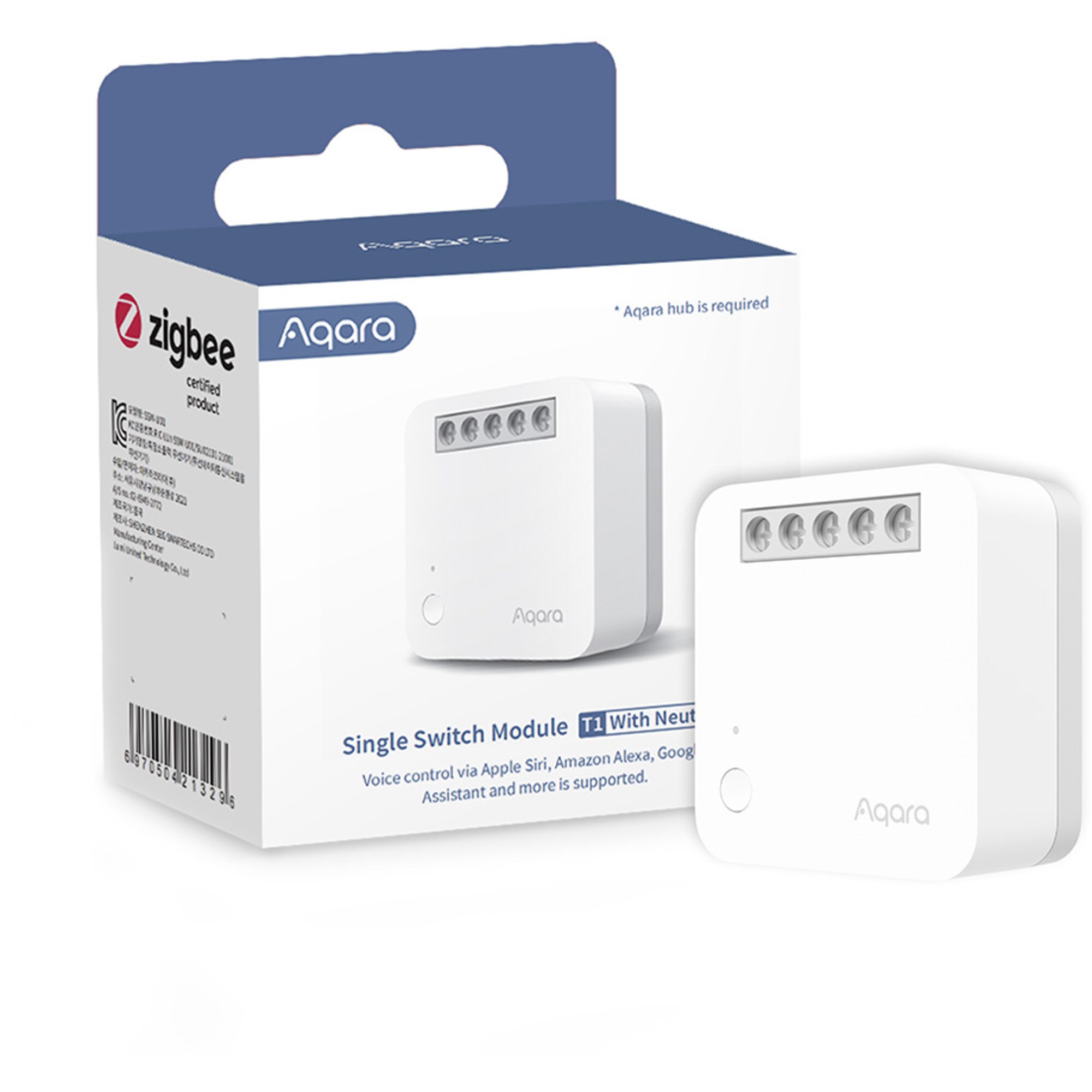 Aqara Relais Single Switch T1 (mit Neutralleiter)
