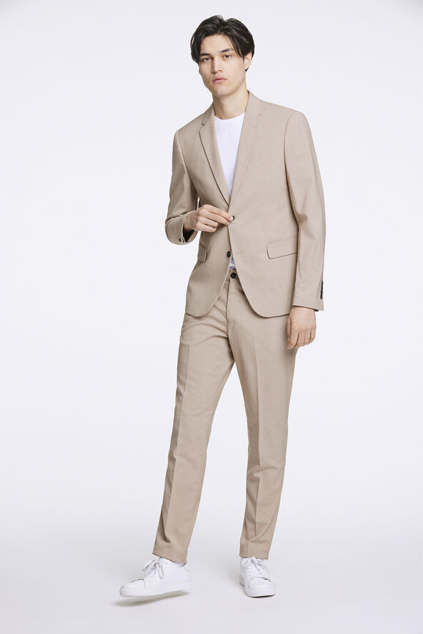 Lindbergh Plain mens suit Sand