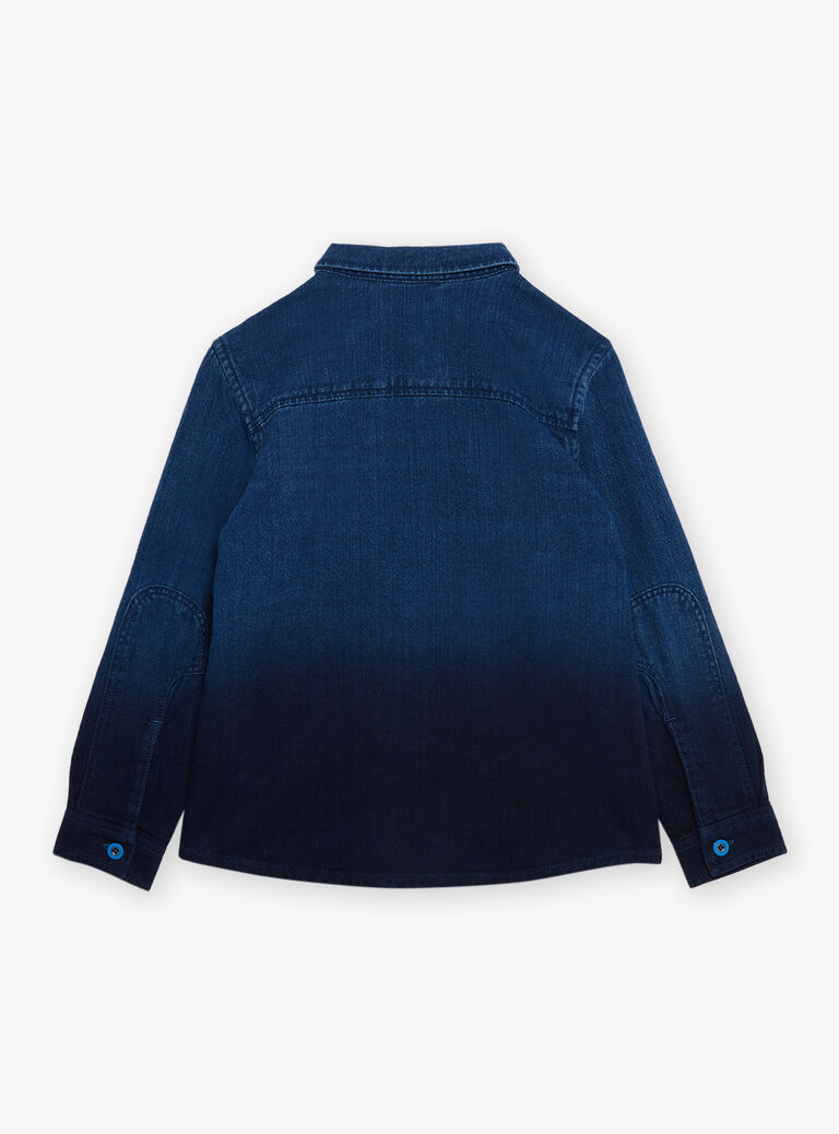 Chemise en jean denim brut