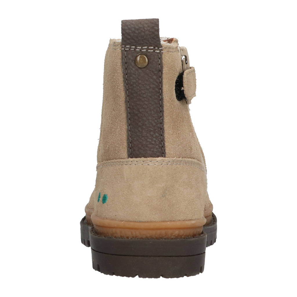 BunniesJR suède enkelboots taupe