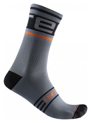 Chaussettes Castelli Prologo 15 Bleu
