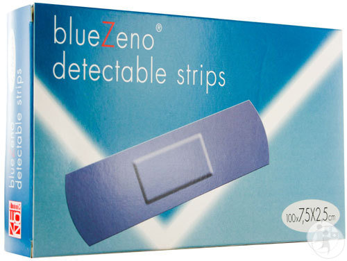 Bluezeno Detectable Strips 7,5x2,5cm Pièces 100