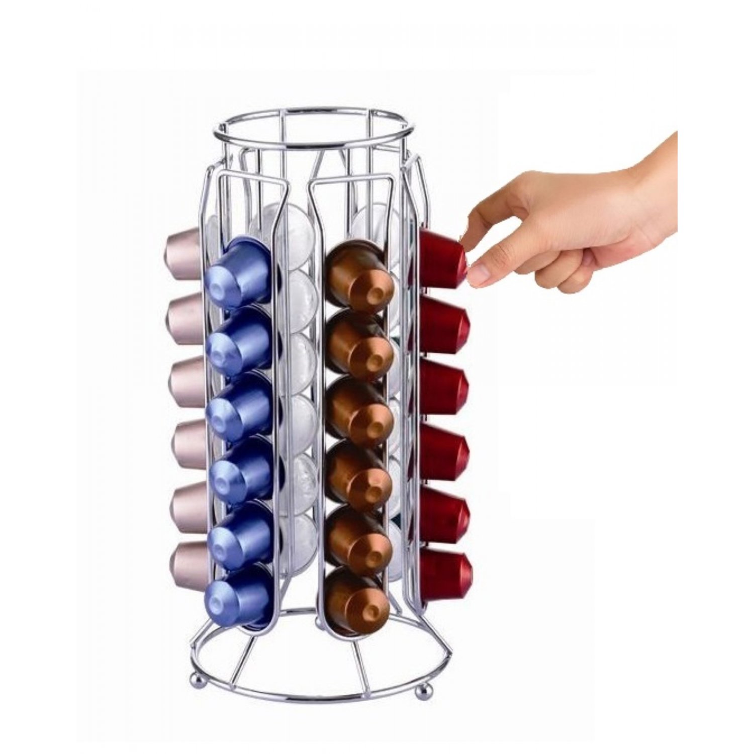 Kaffeekapsel Ständer Halter für 36 Kapseln kompatibel mit