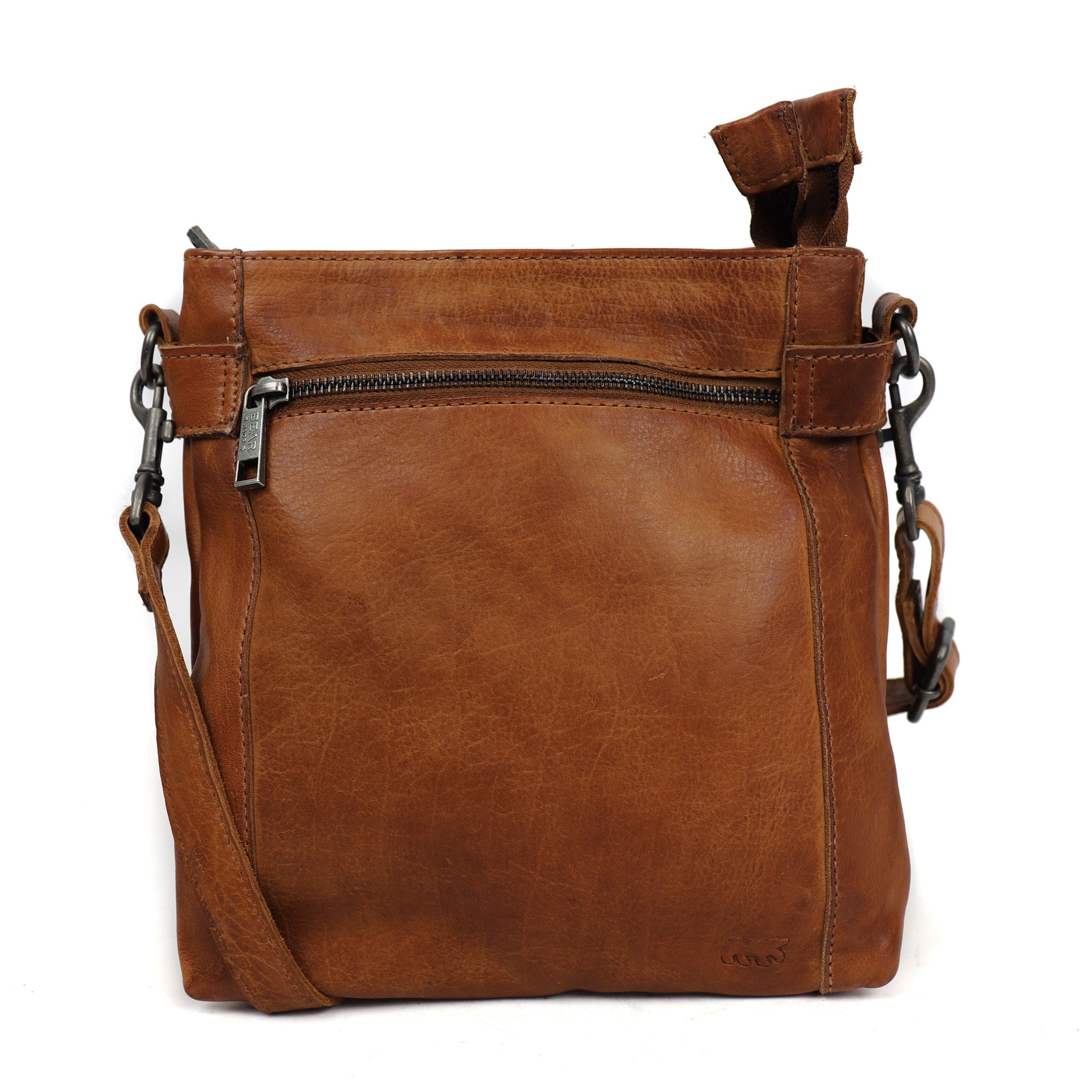 Schoudertasje 'Teppie' cognac - CP 2220 Cognac