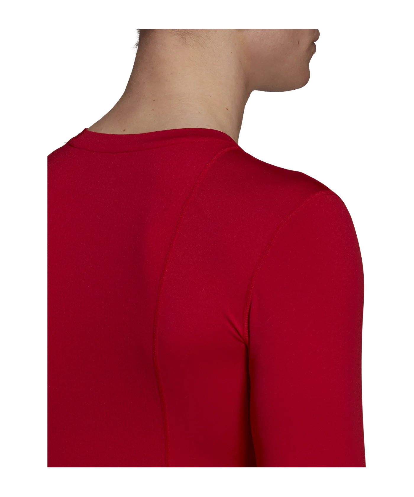 adidas Techfit Shirt langarm Rot