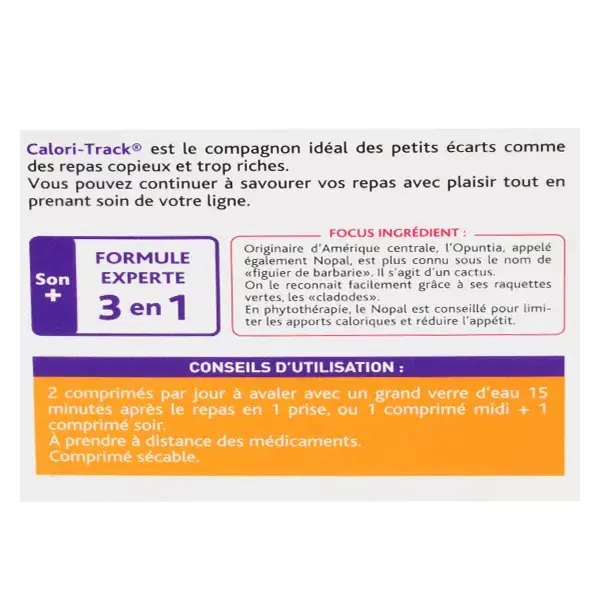 Nutreov Physcience Calori-Track Bloqueador de Gordura, Açúcar e Calorias 60 comprimidos