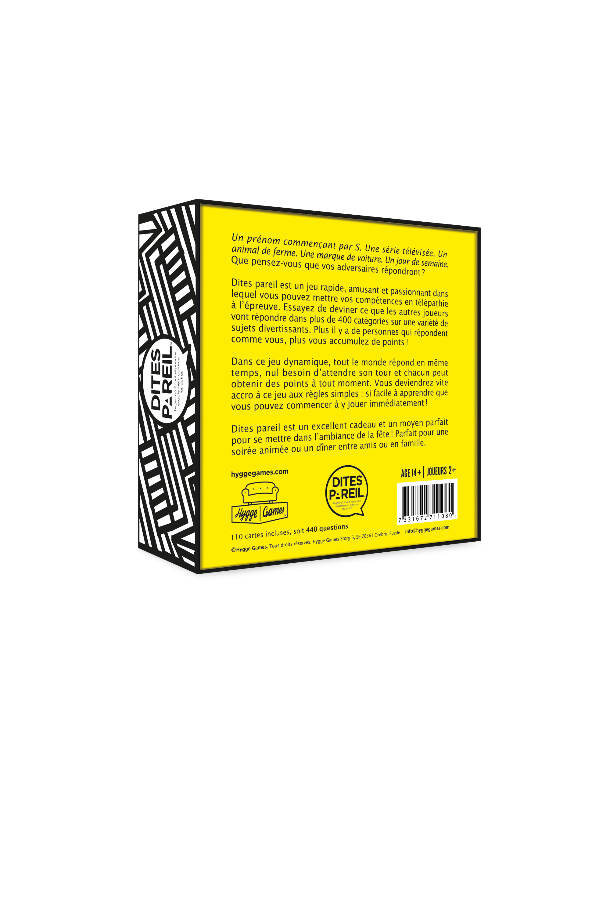 HYGGE GAMES Jeu de cartes Dites Pareil Multicolore