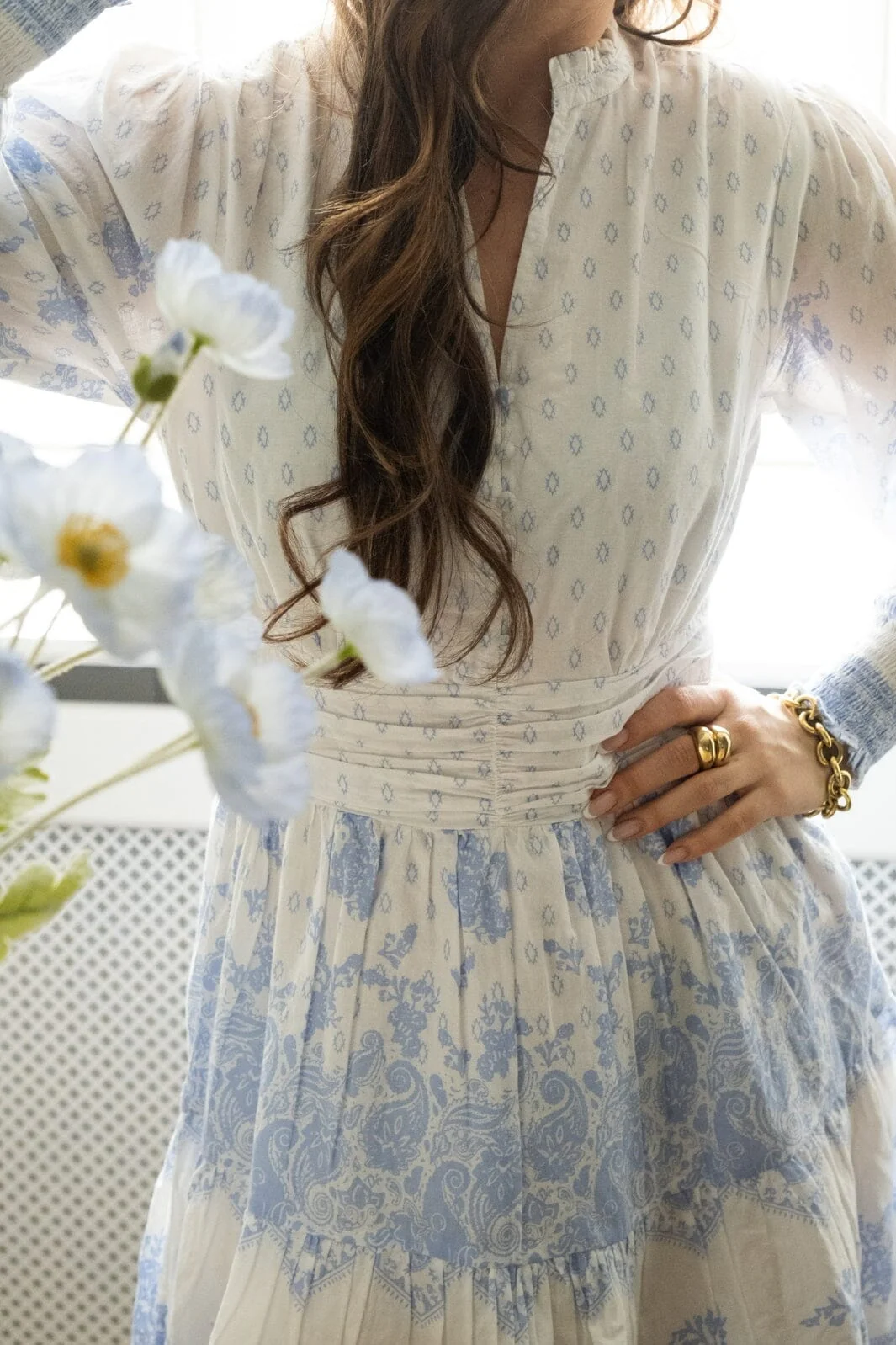 Neo Noir Malti Border Dress