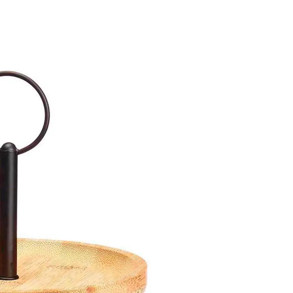 Kinvara Design Serveerplank 3 laags - D25 cm - bamboe - etagiere