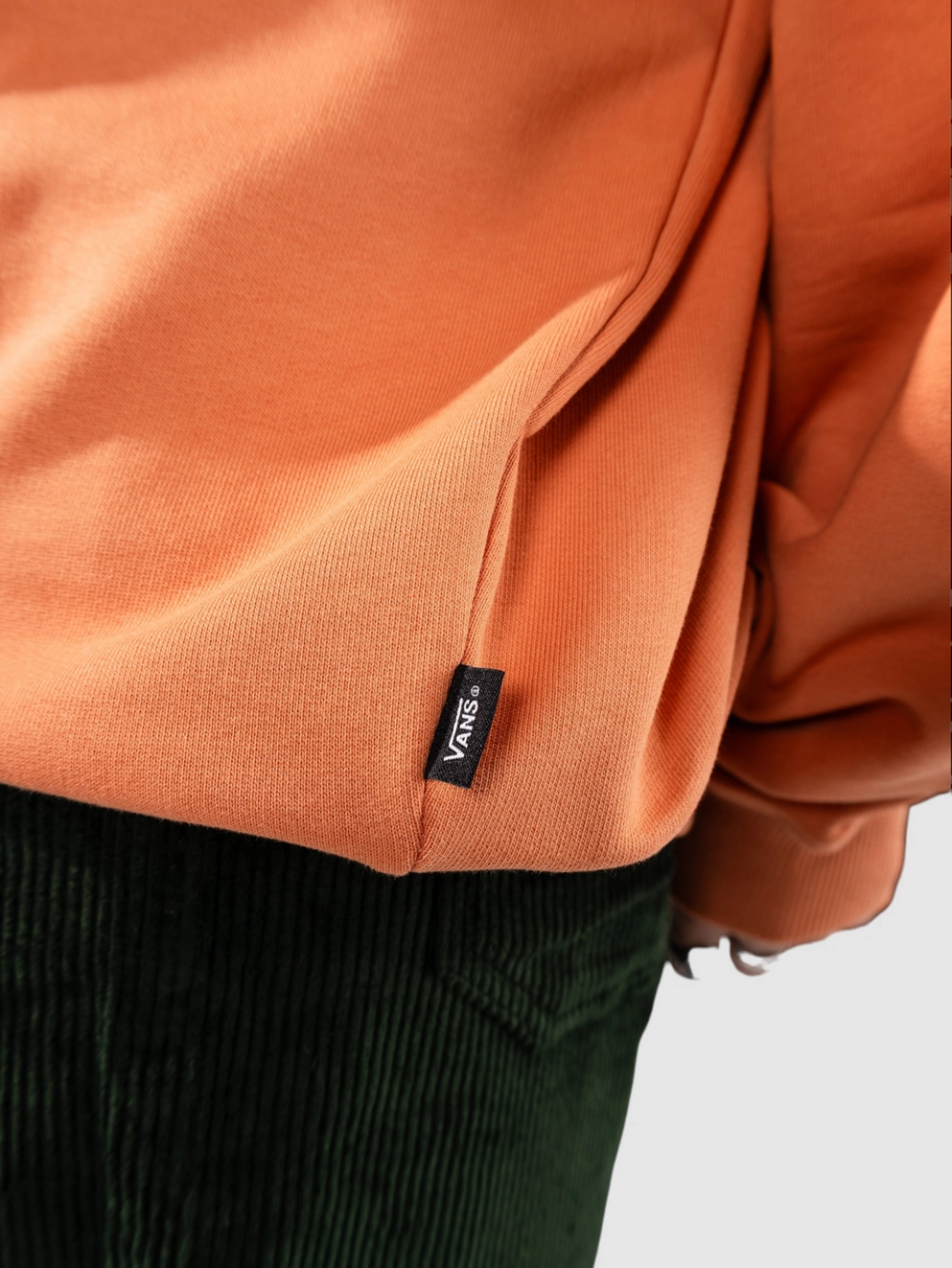 Vans Flying V Os Ft Ls Crew Sweater flying v carnelian