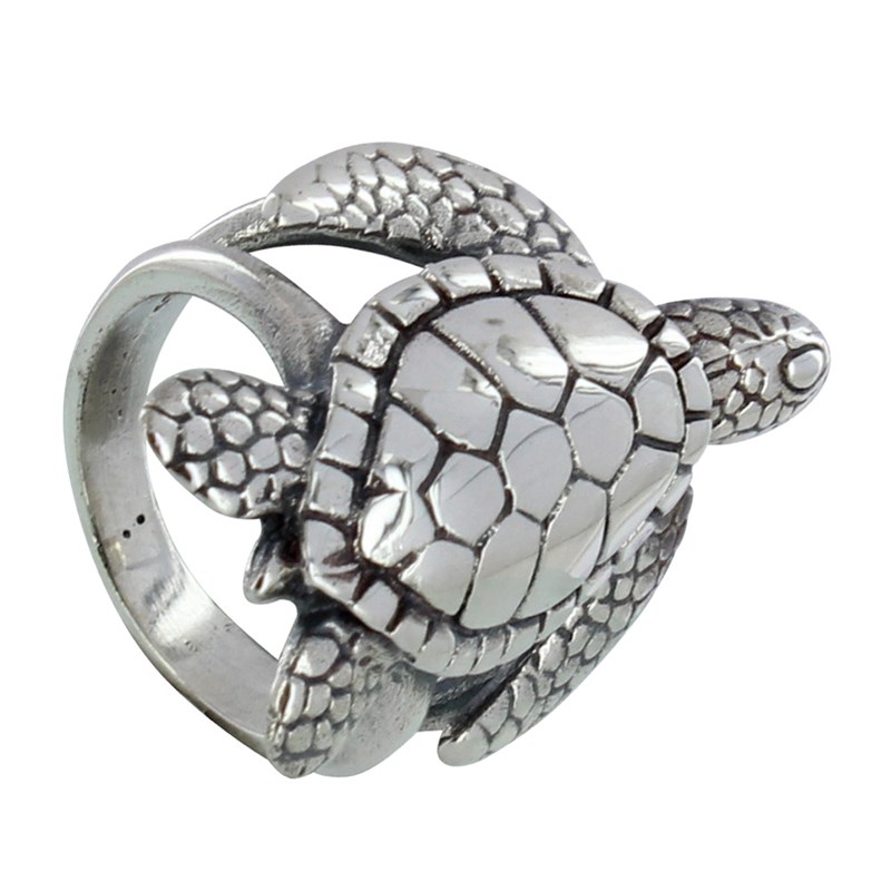 Bague Argent Tortue des Galápagos