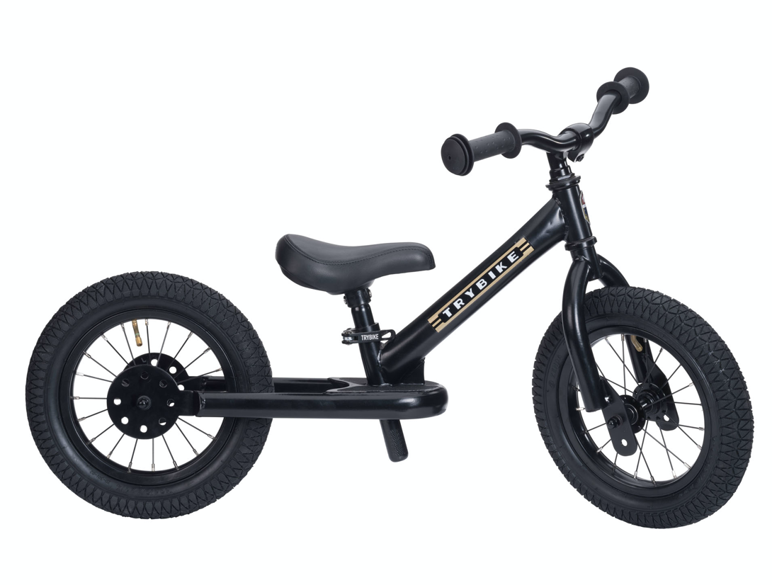 Trybike Trybike Steel Tweewieler - Zwart
