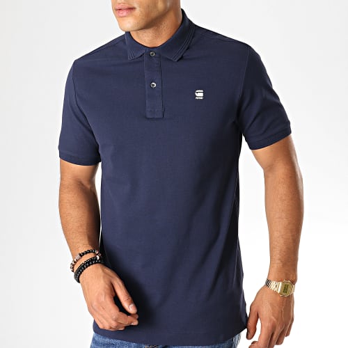 Polo Manches Courtes Dunda Slim D11595-5864 Bleu Marine