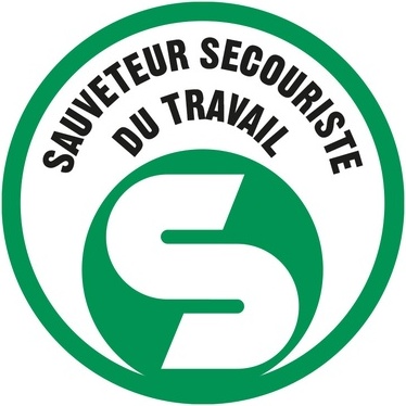 Autocollant - Sauveteur Secouriste du Travail - Vinyle Souple