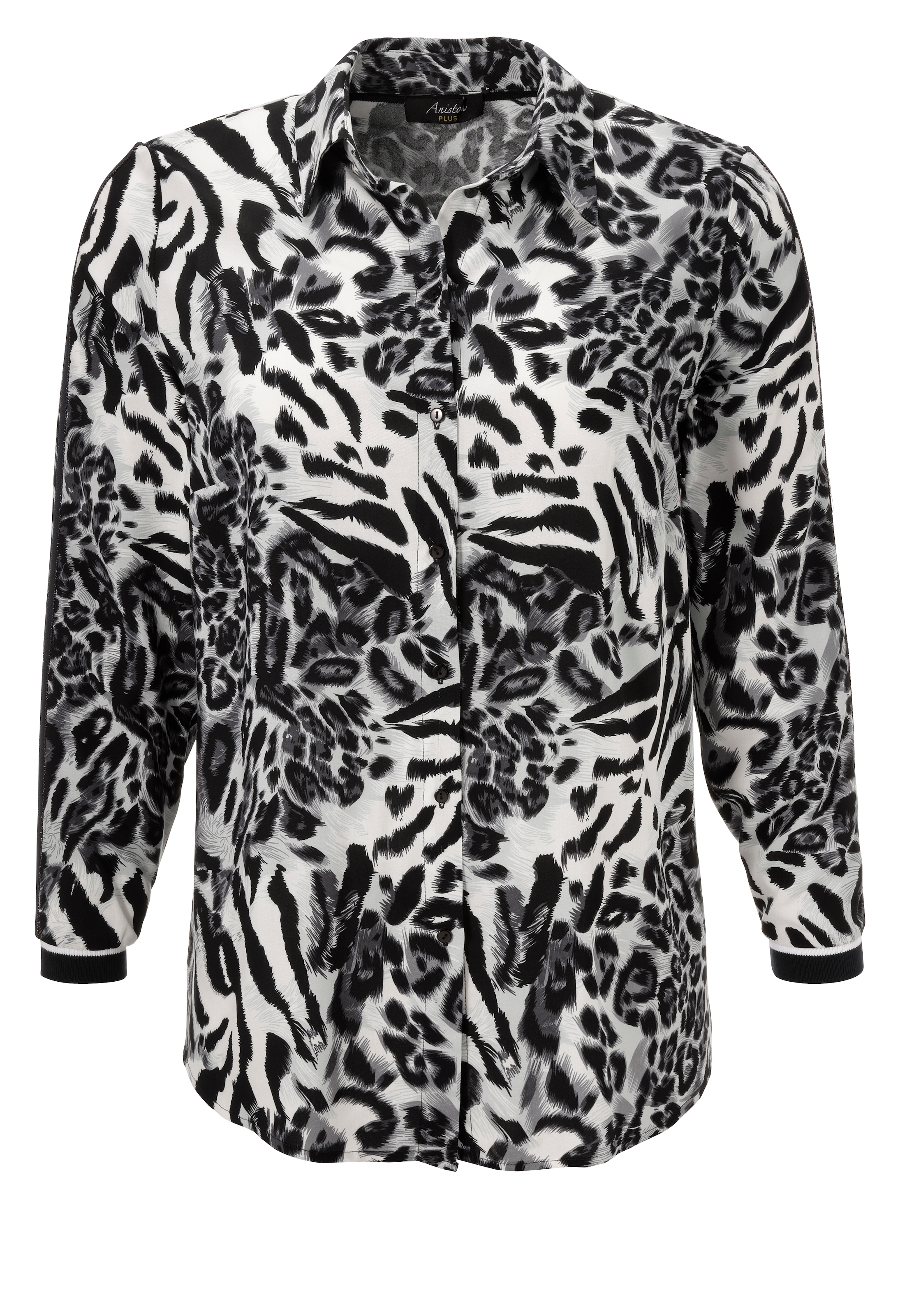 Aniston PLUS Hemdbluse , in trendigen Animal Dessin - NEUE KOLLEKTION