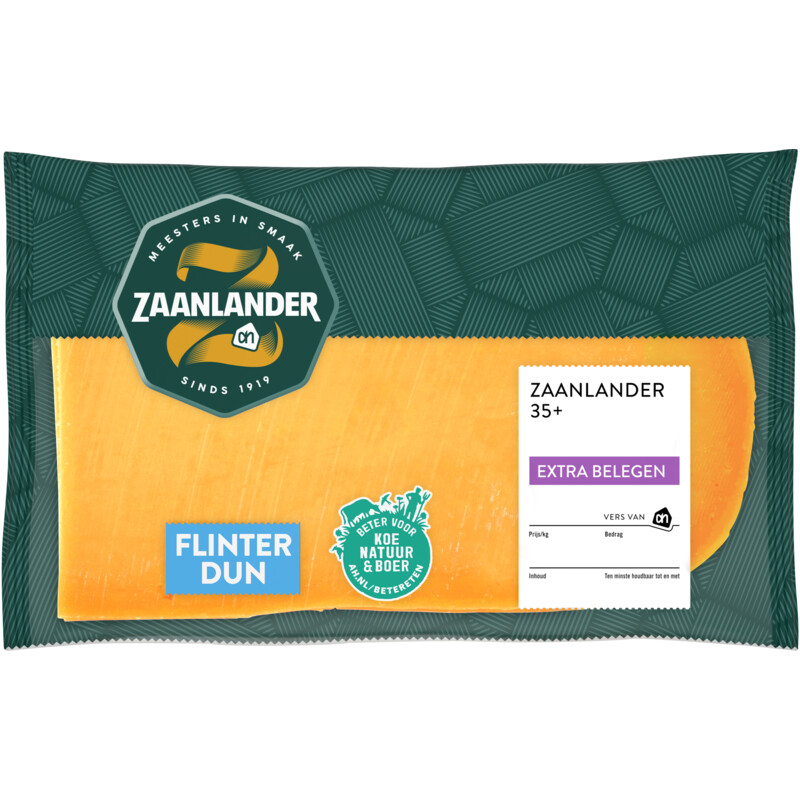AH Zaanlander Extra belegen 35+ plakken flinterdun
