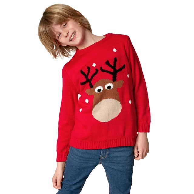 Julesweater Sødt Rensdyr til børn