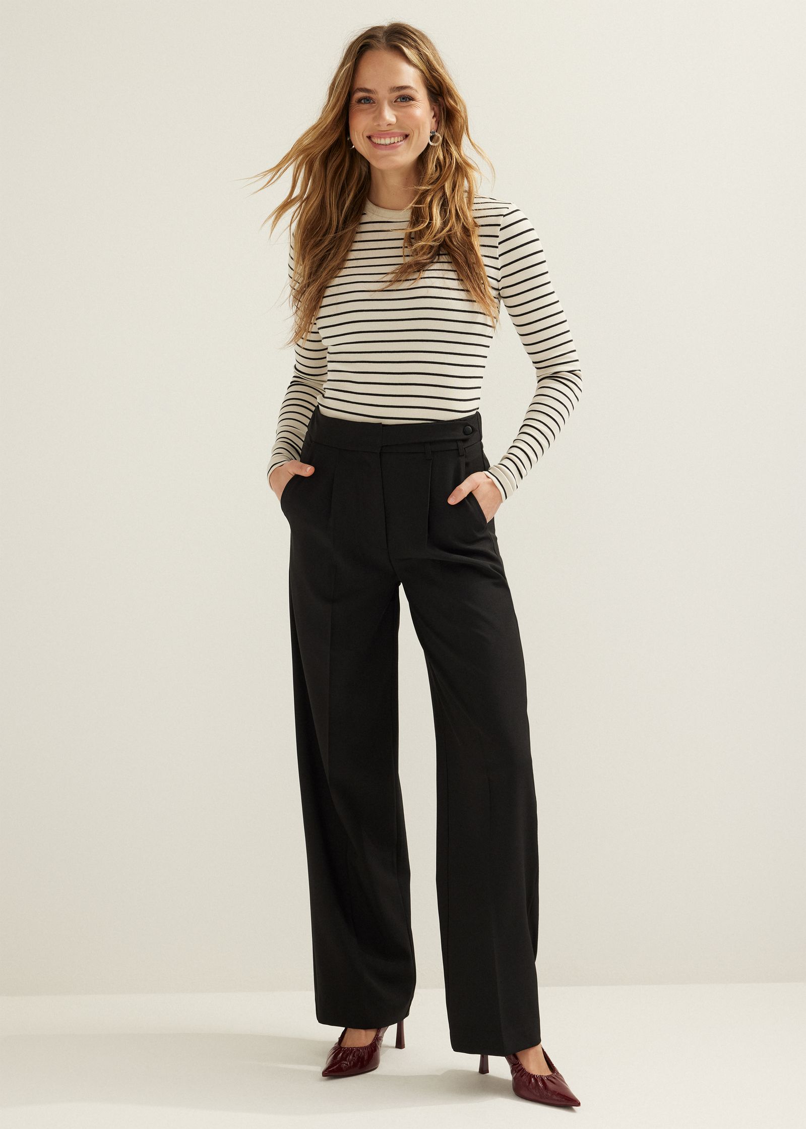 Longsleeve met rib