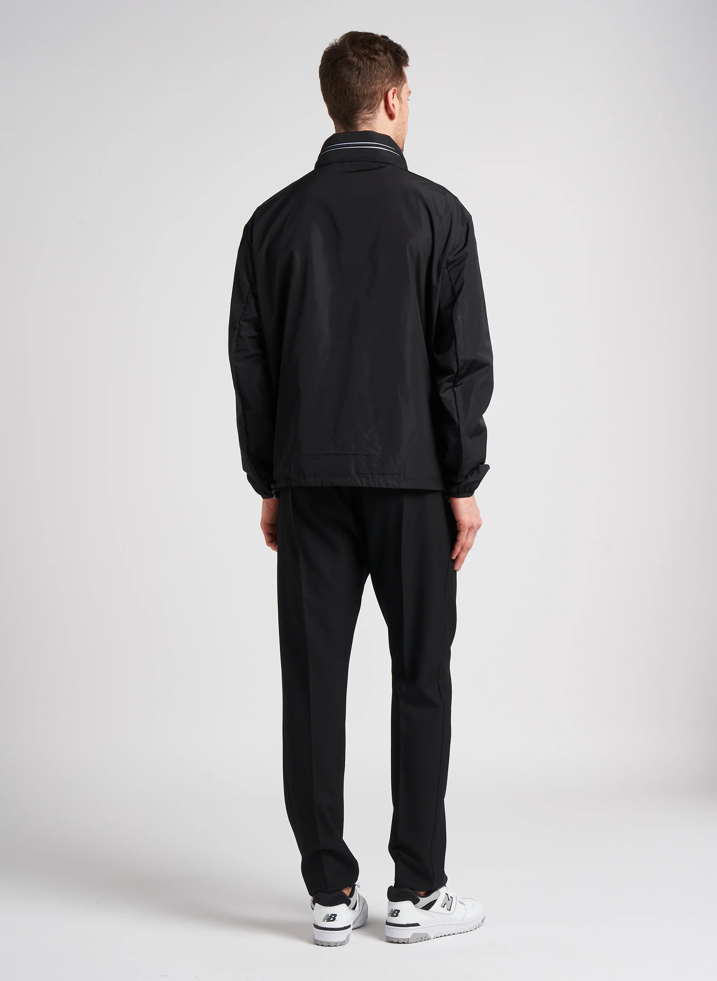 Coupe-vent col montant| Noir