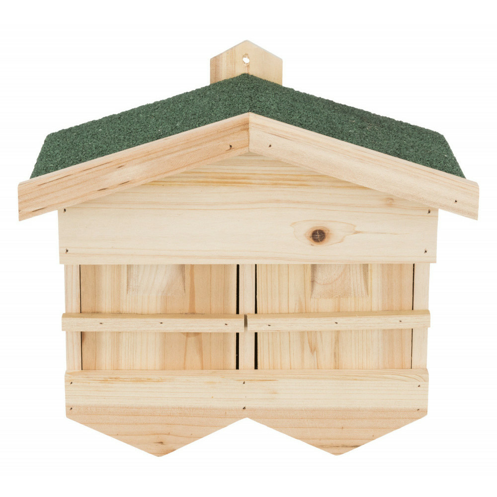 Nichoir pour moineaux. Dimension: 33 x 30 x 21 cm.