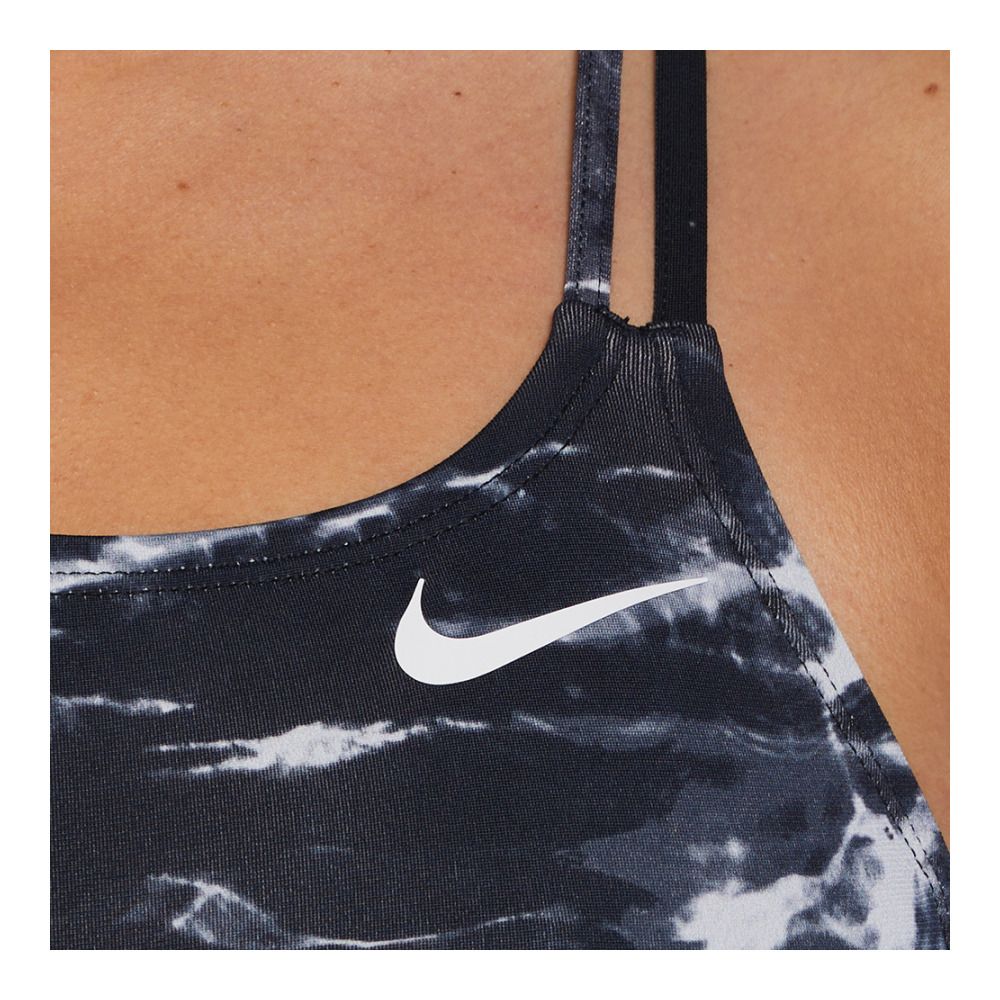 Nike Swim SMOKE SPIDERBACK - Maillot de bain 1 pièce Femme black