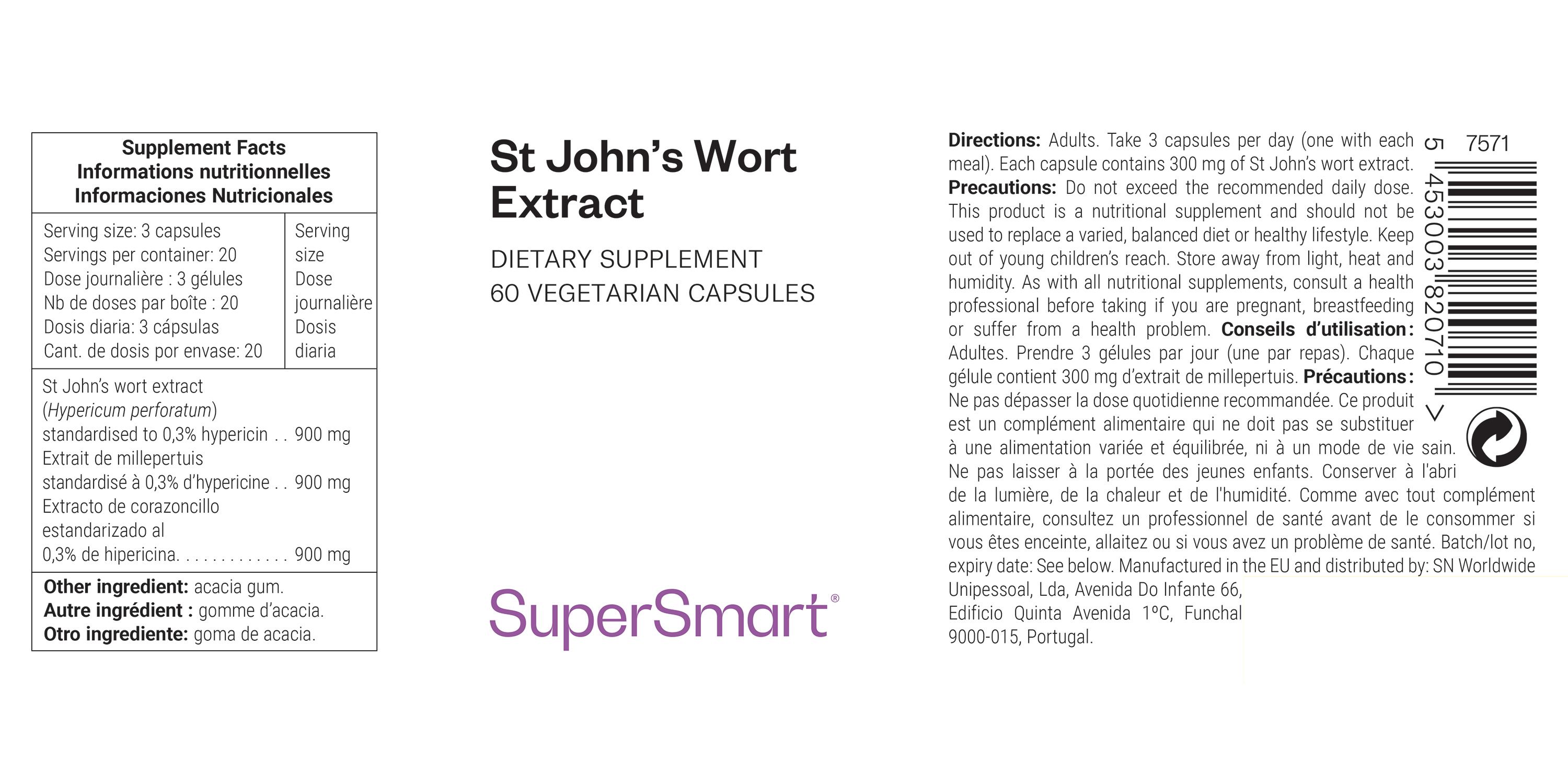 Johanniskraut-Extrakt - SuperSmart