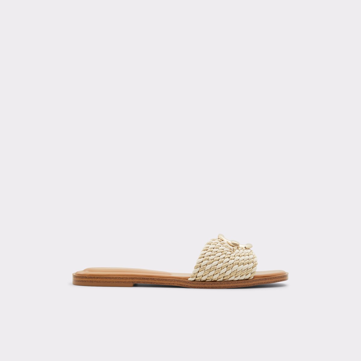 Glaeswen Champagne Women Flat Sandals