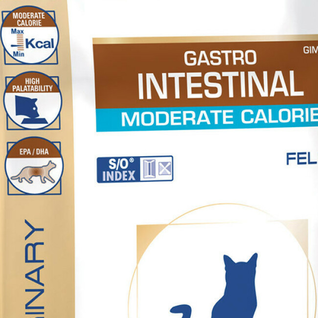 Croquettes Royal Canin Veterinary Diet Gastro Intestinal Moderate Calorie pour chats