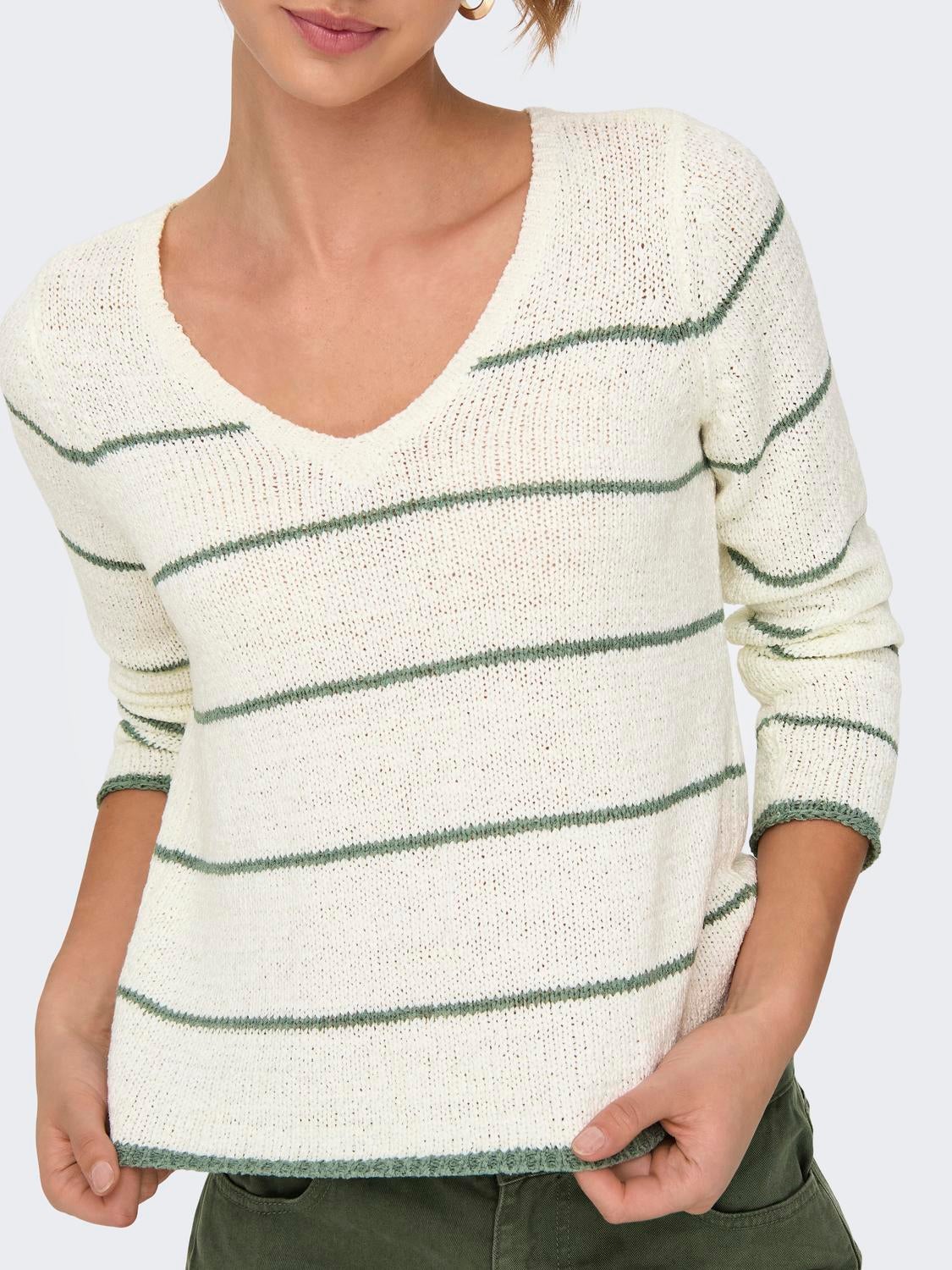ONLGEENA Strickpullover Cloud Dancer