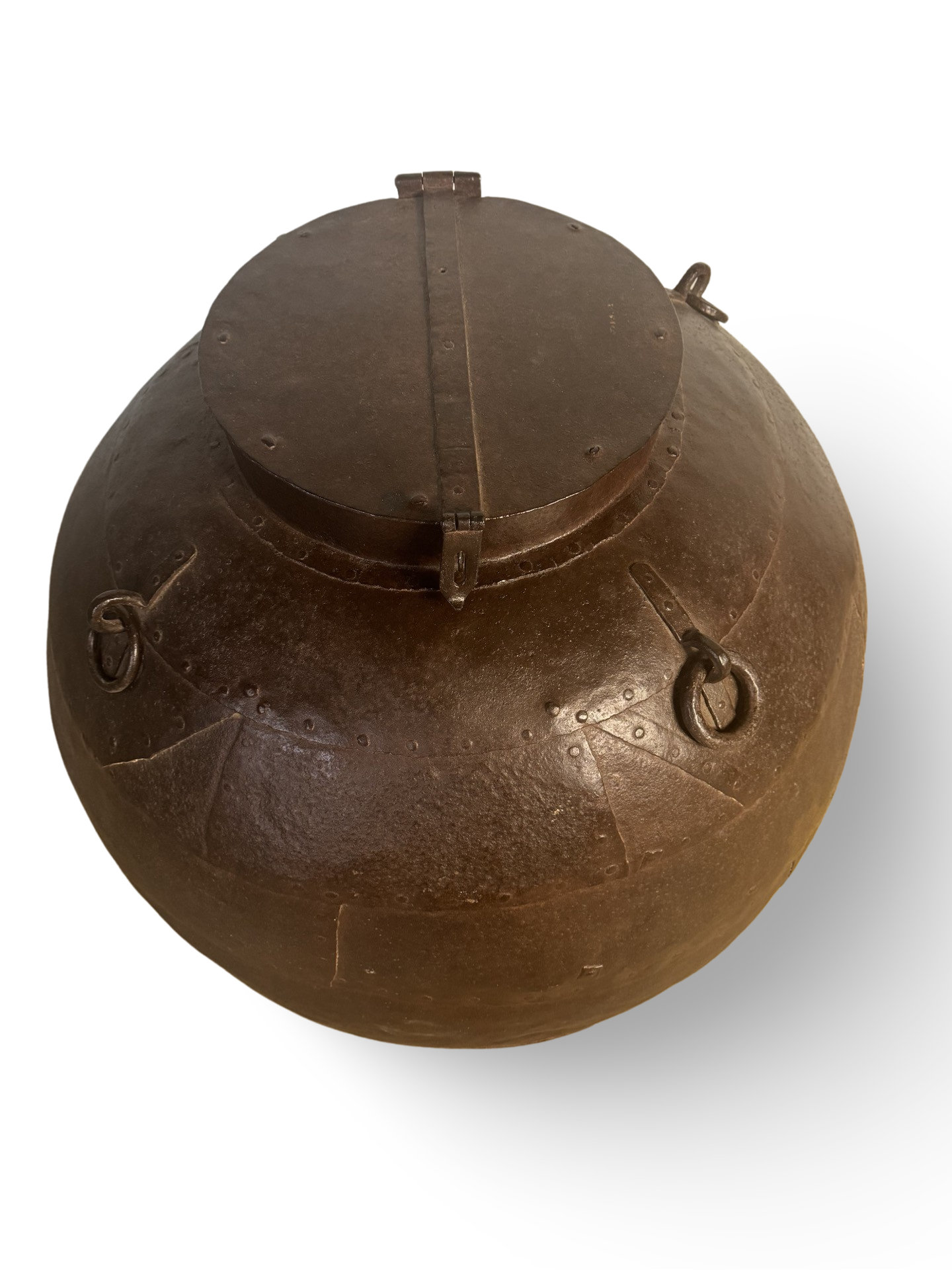 Ton ijzer bruin Uniek Ton ijzer bruin  Uniek