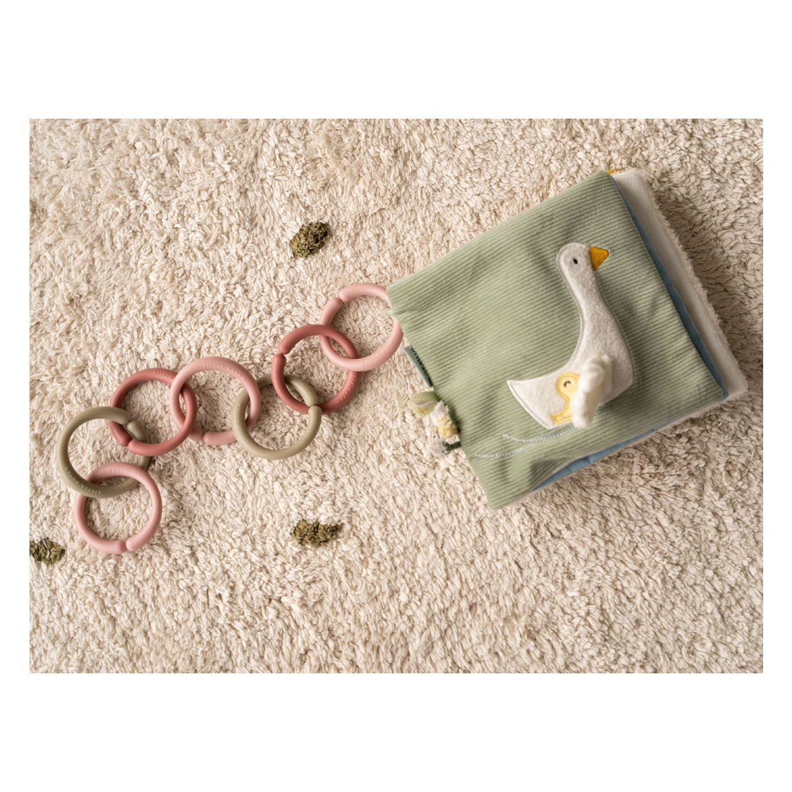 Little Dutch Little Loops Speelgoedringen Roze, 12dlg.