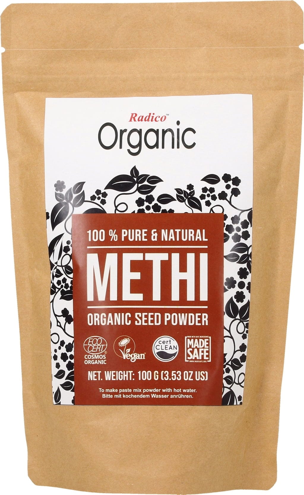 Radico  Bio-Methi Pulver, 100 g