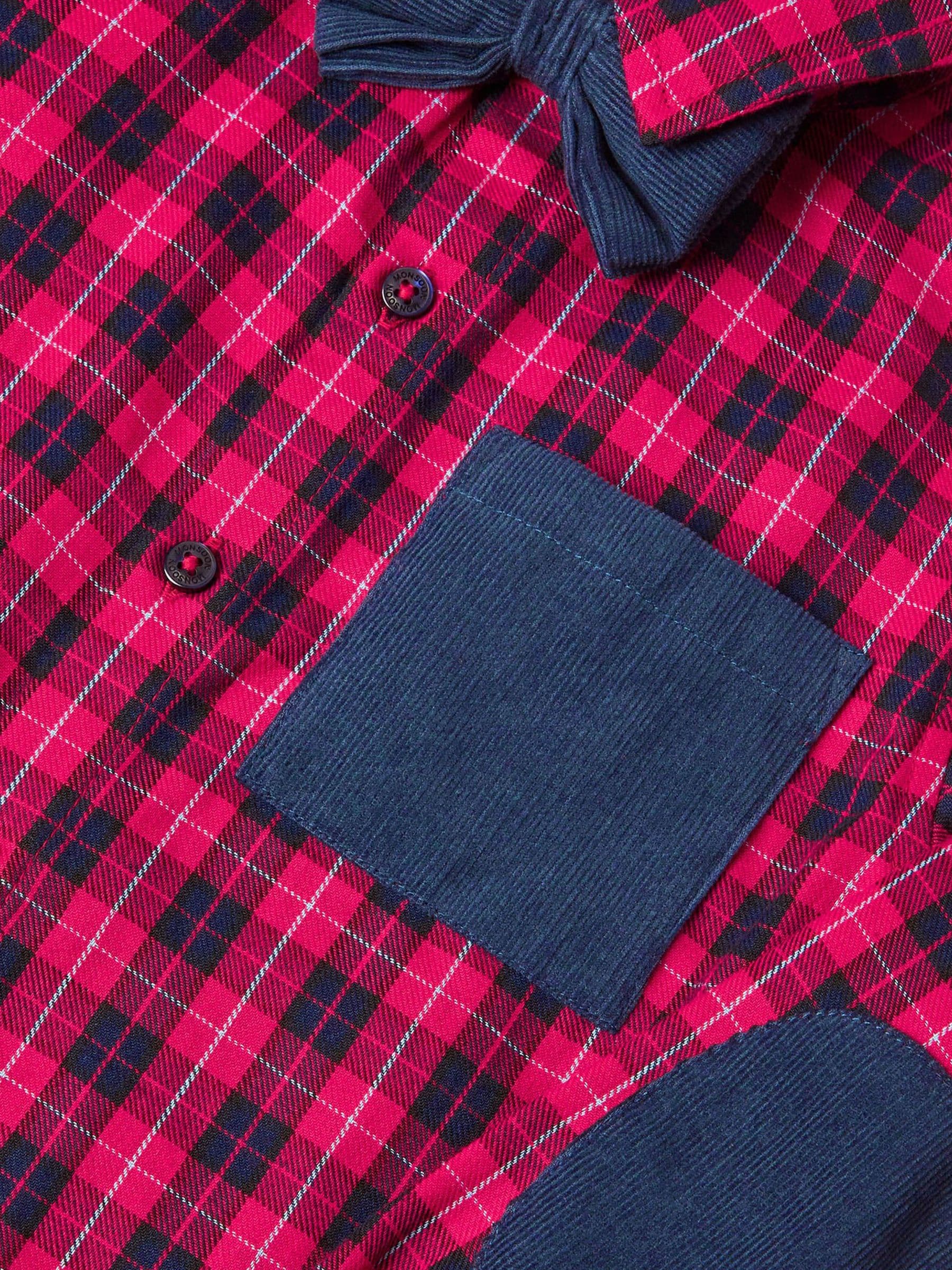Monsoon Tartan Shirt with Bow Tie
