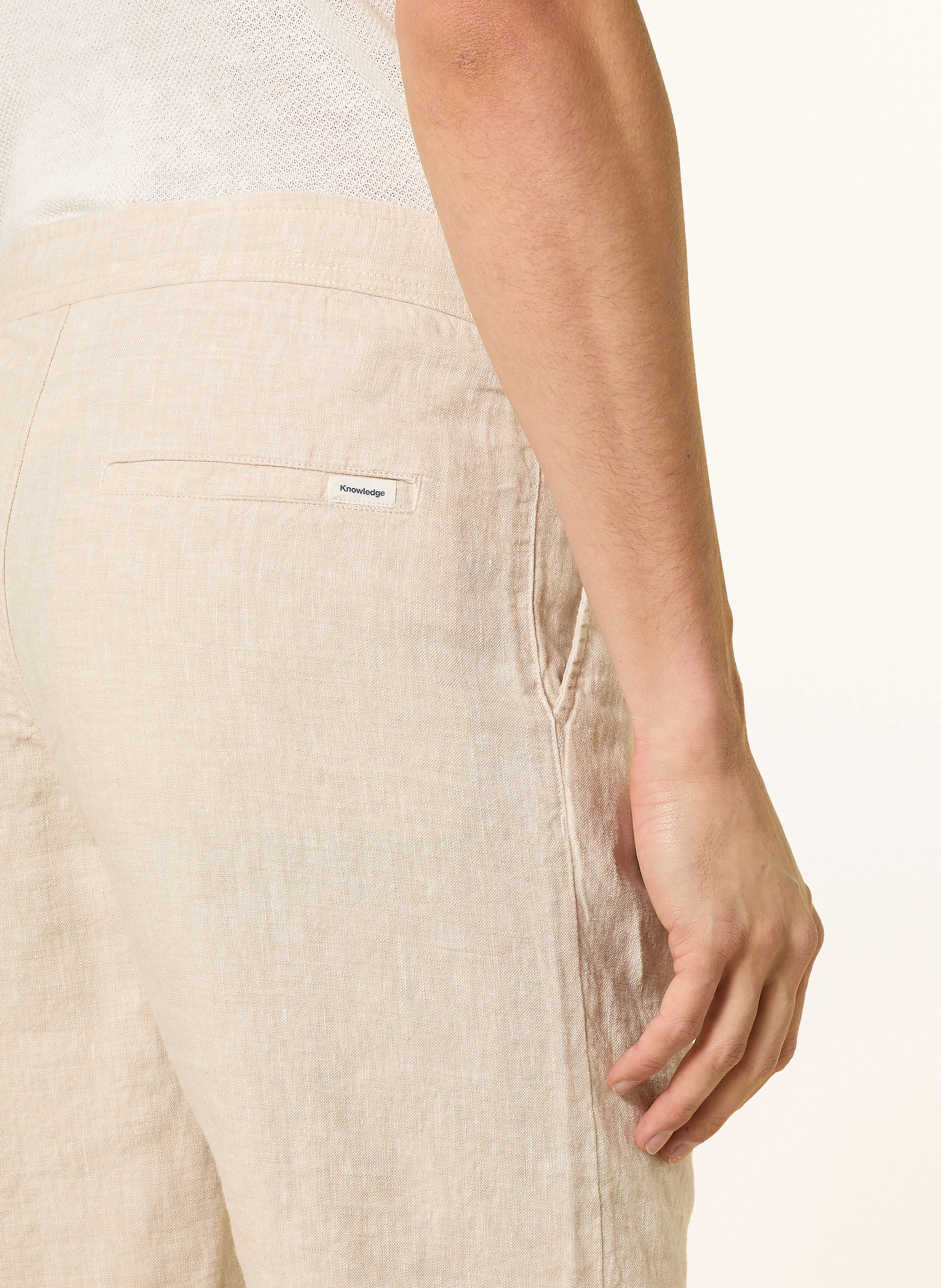 KnowledgeCotton Apparel Leinenshorts FIG Loose Fit