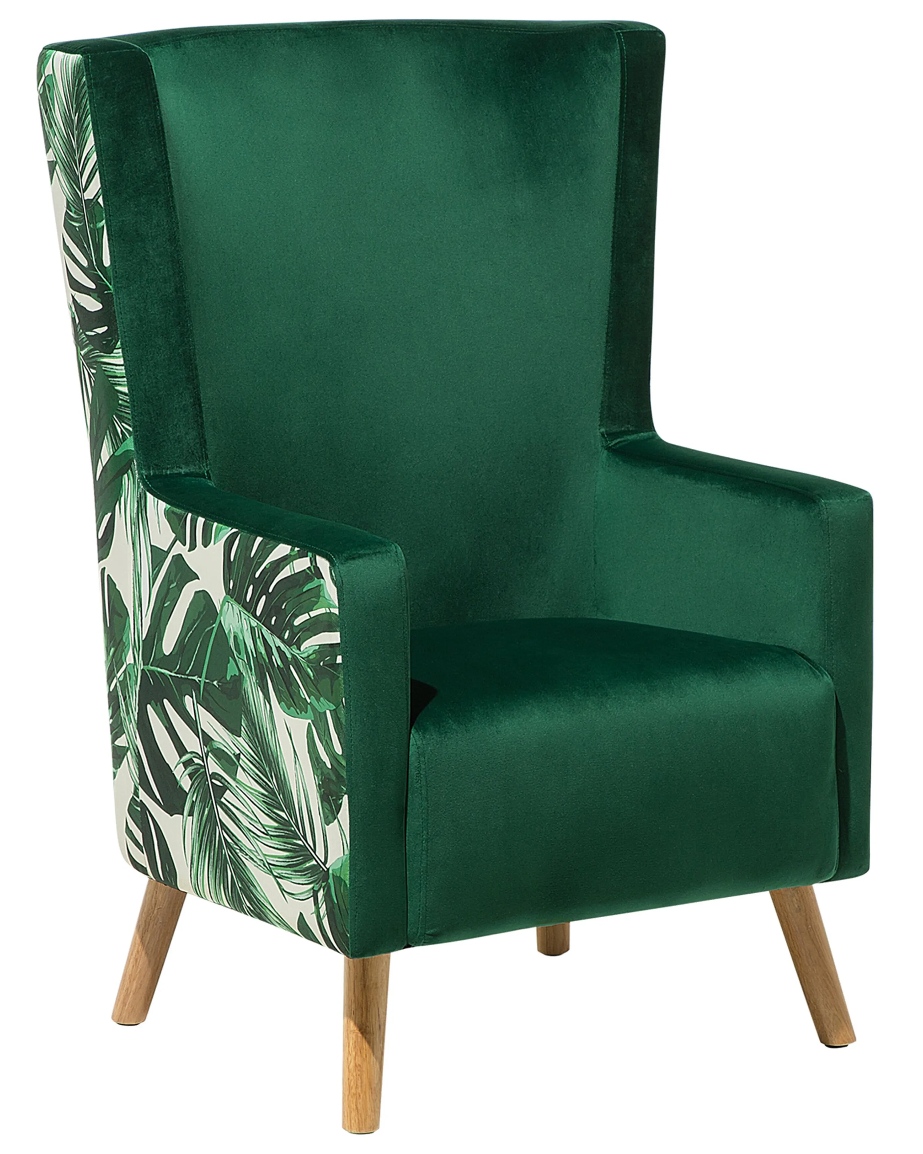 Oorfauteuil ONEIDA Fluweel Donkergroen
