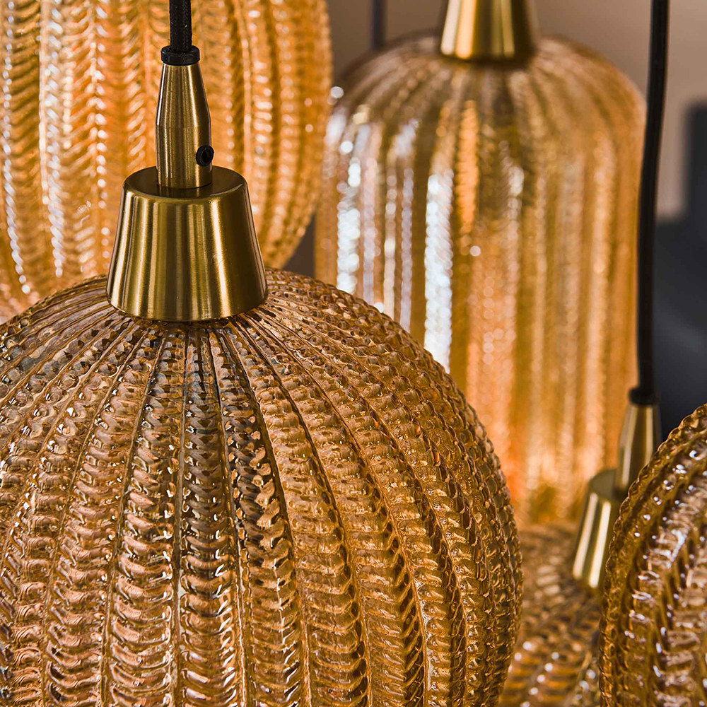 Hanglamp Buckingham Amber Aanbieding