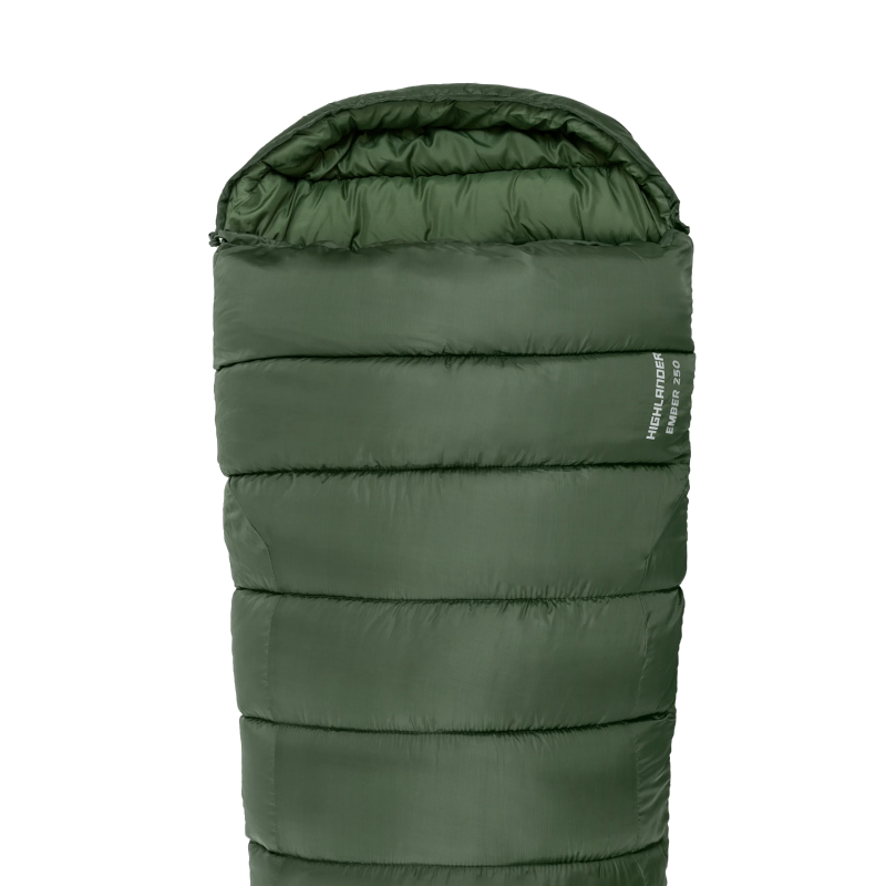 Highlander Phoenix Ember 250 mummyslaapzak - Green