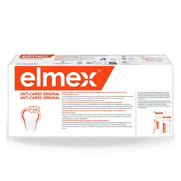 Pasta de dentes anticáries Elmex 4x75ml