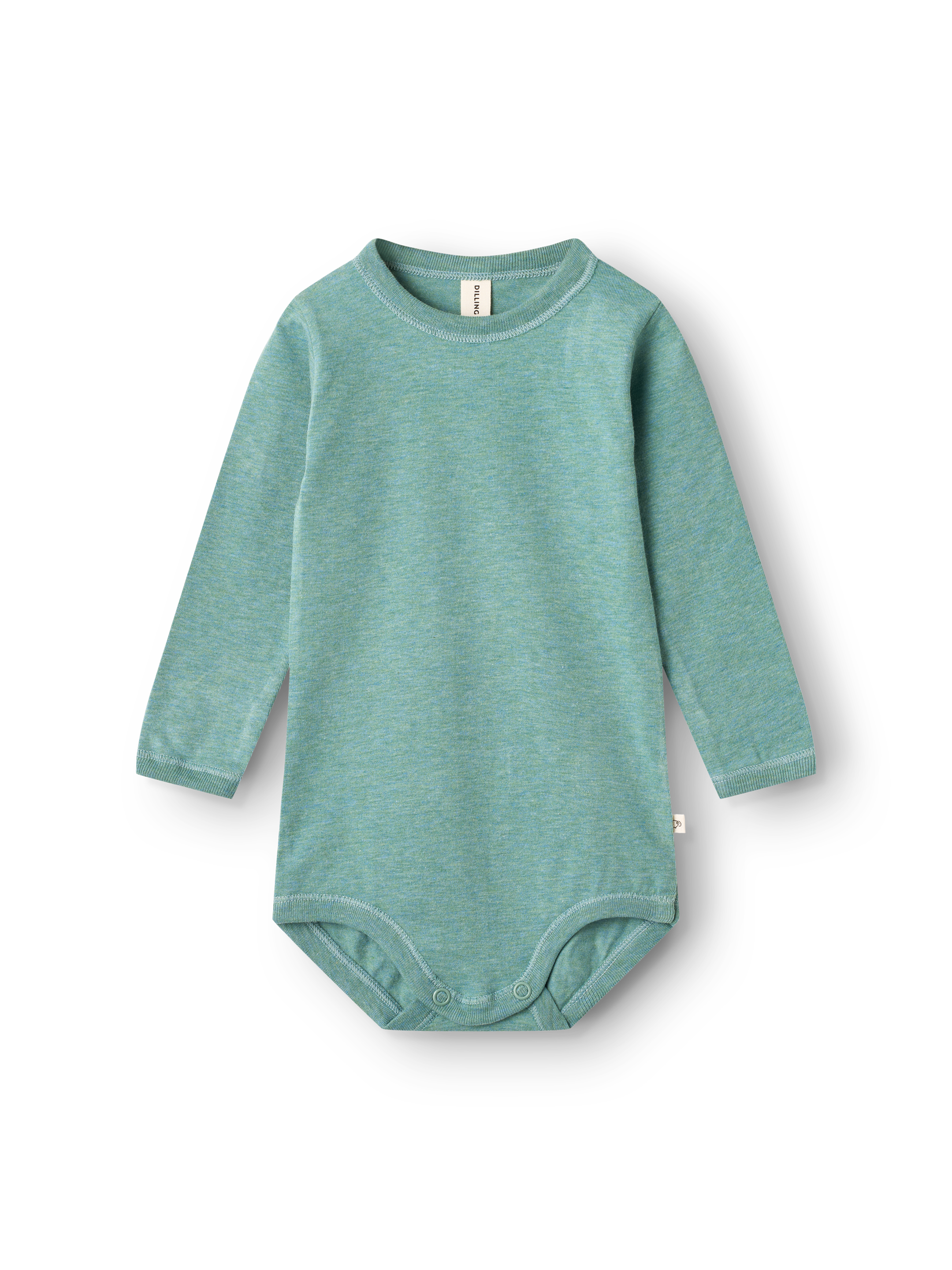 Romper met lange mouw van katoen voor baby's