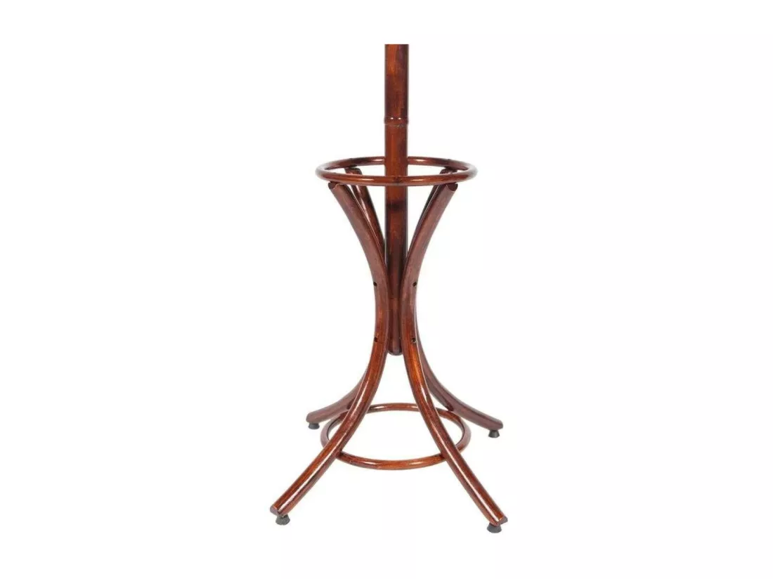 Porte-manteau sur pied marron en bois 53x39x187h