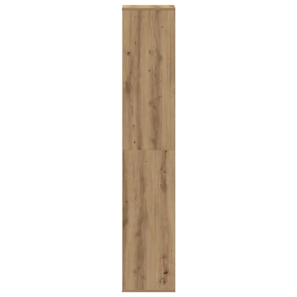 vidaXL - Schoenenkast - Artisan eiken - Bewerkt hout - 22 paar - 54x34x183 cm