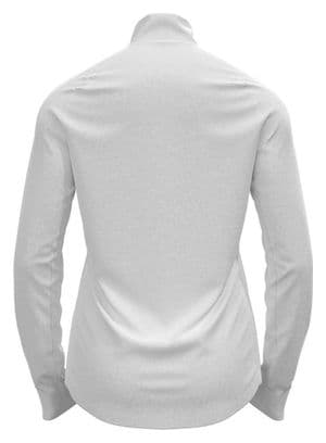 Pull 1/2 Zip Odlo Berra Blanc Femme