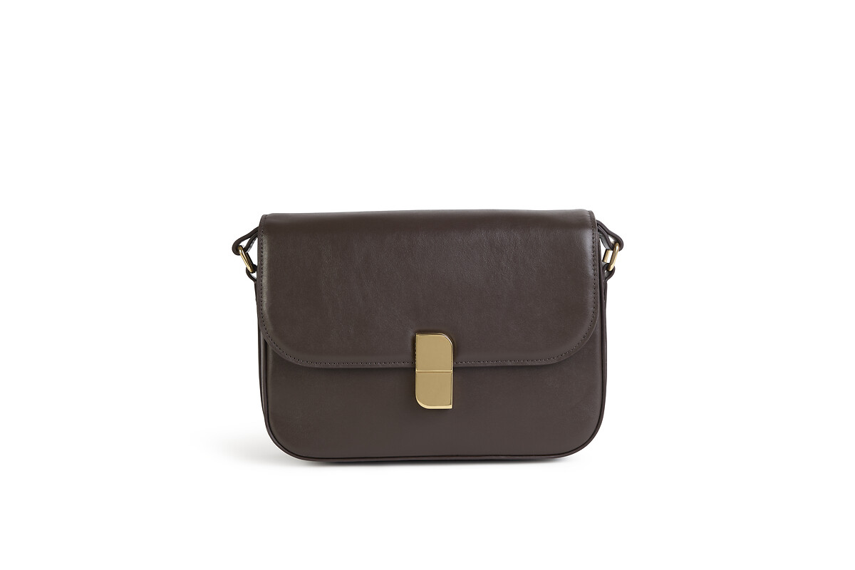 NAT & NIN<br>Bolsa de ombro de couro ALICE M