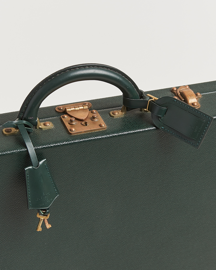 Louis Vuitton Pre-Owned Diplomat Briefcase Taiga Green