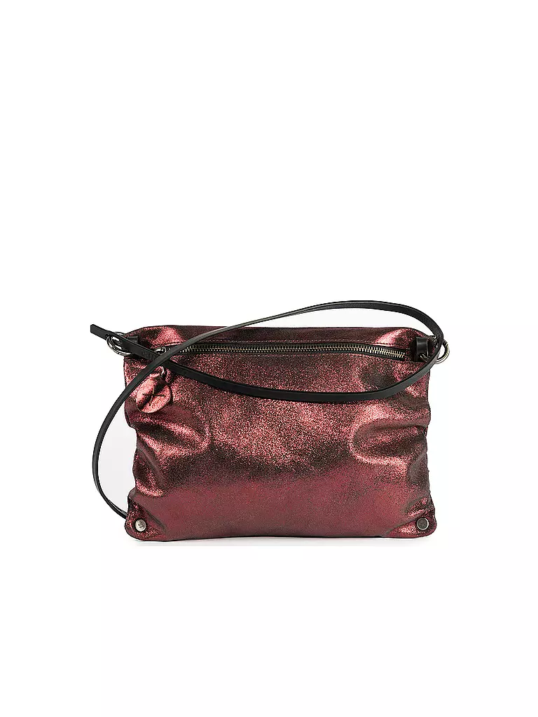 INA KENT Ledertasche - Umhängetasche MOONLIT Ed. 1 dunkelrot